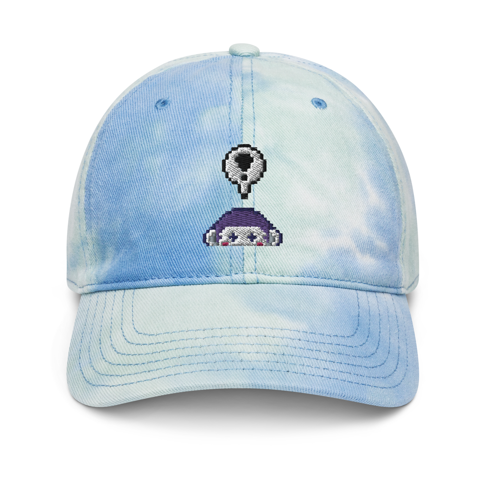 Pixelated Tie Dye Hat